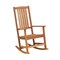 Hardwood Rocking Chair Patio Porch Rocker 31 Inch Ergonomic Outdoor Chair